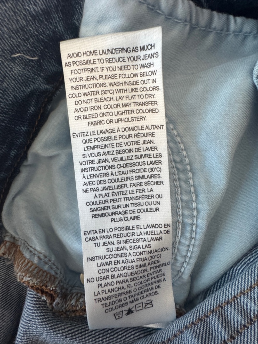 FRAME Le Sleek Straight Jeans Rawley Raw Fray Hem Medium Wash Size 28 - Picture 10 of 10